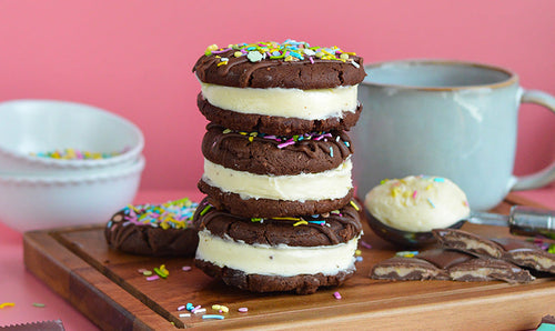 Birthday Cake Ice Cream Sandwiches